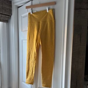 Fleo women  yellow mustard heathered Leggings